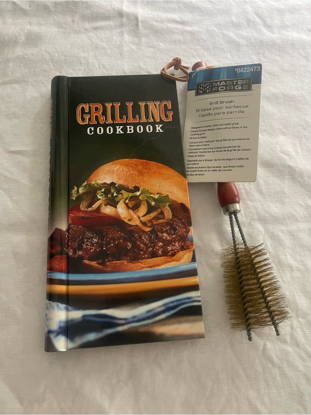 BBQ Grill Book with Brush - Gift idea